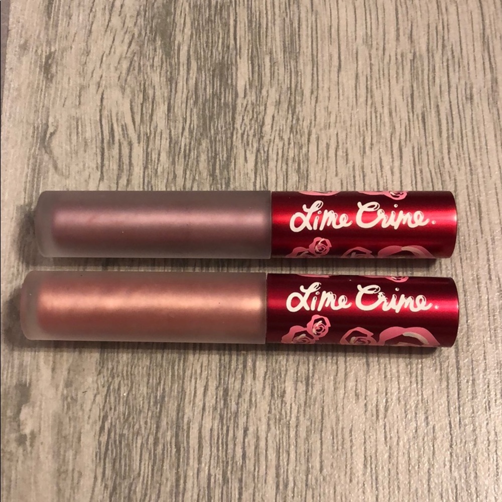Set of two Lime Crime Lipstick